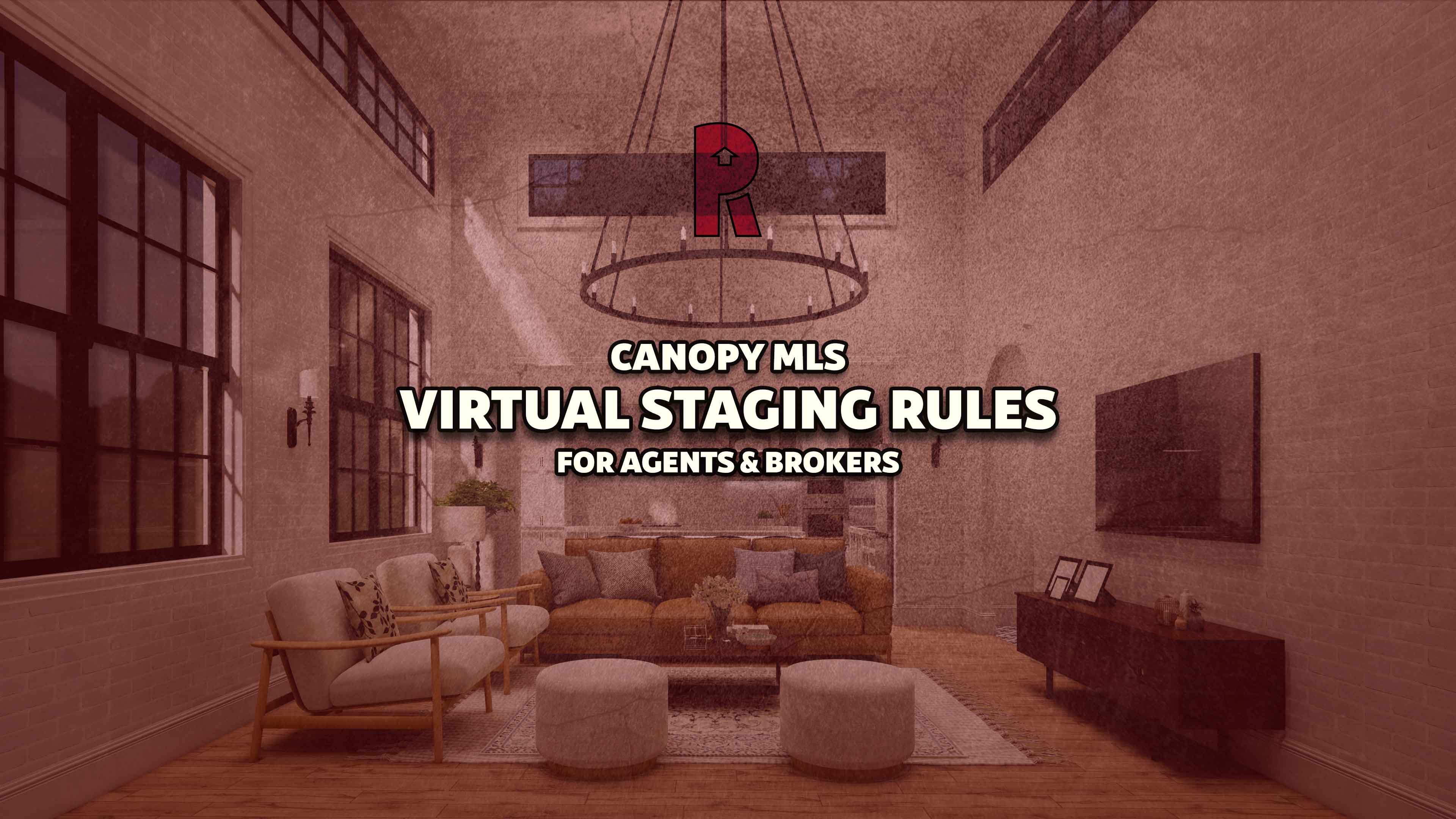 Canopy MLS Virtual Staging Rules: What Has to Be on the Photo